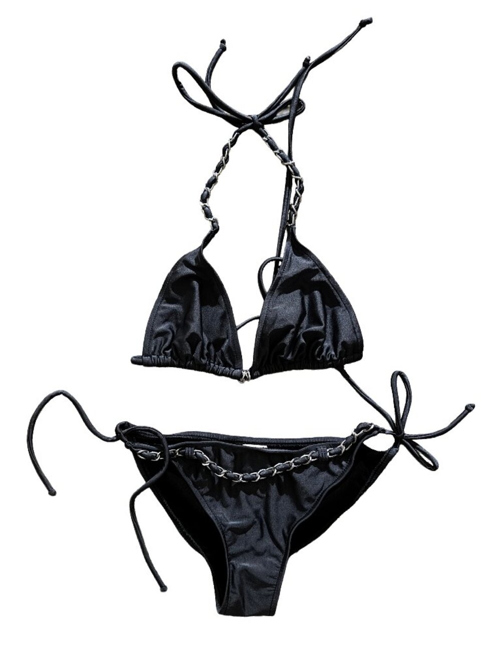 xhilaration gray chain bikini